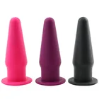 Силиконовая Анальная пробка, анальные пробки унисекс, секс-пробка, 3 разных цвета, игрушки для взрослых для мужчинженщин, мужской анальный тренажер для пар SM