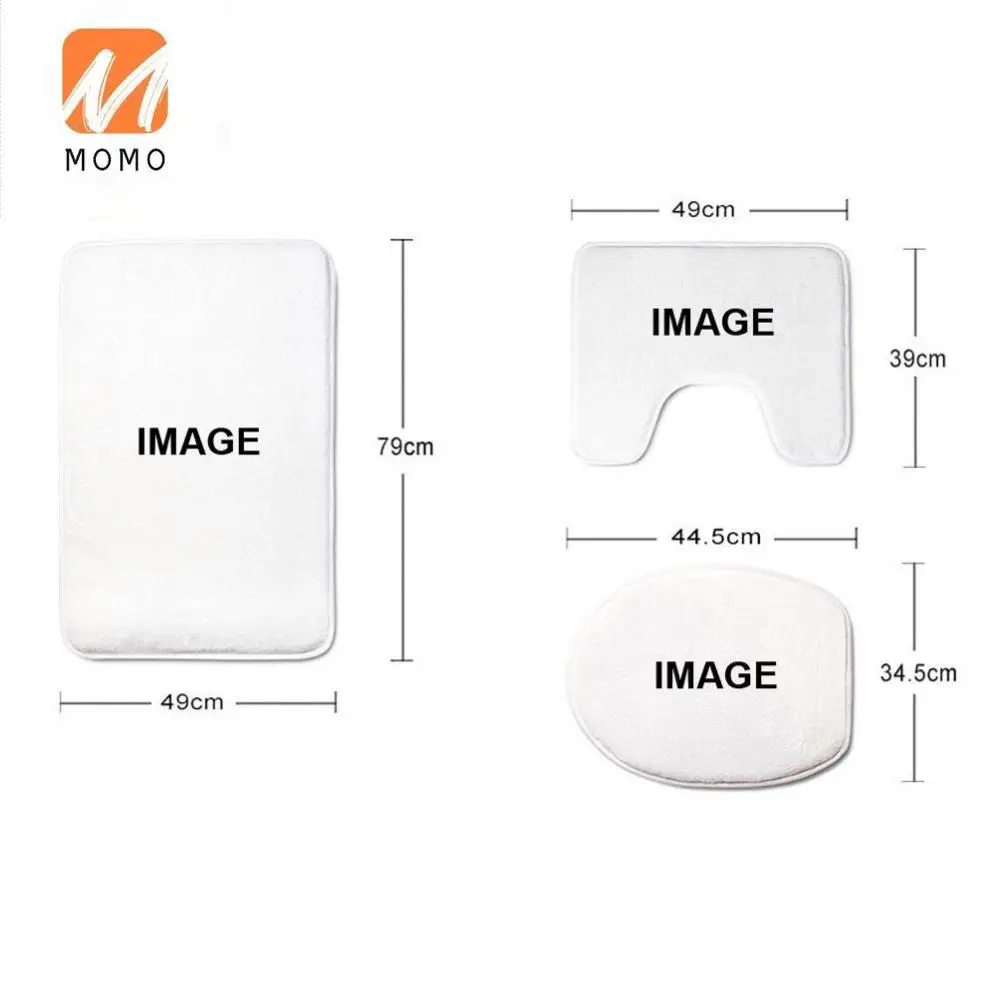 Miglior Set Di Tappeti E Tappetini Per Bagno Verde Antiscivolo In Flanella Stampata Con Cactus Tropicali Personalizzati Set Di 3 Pezzi