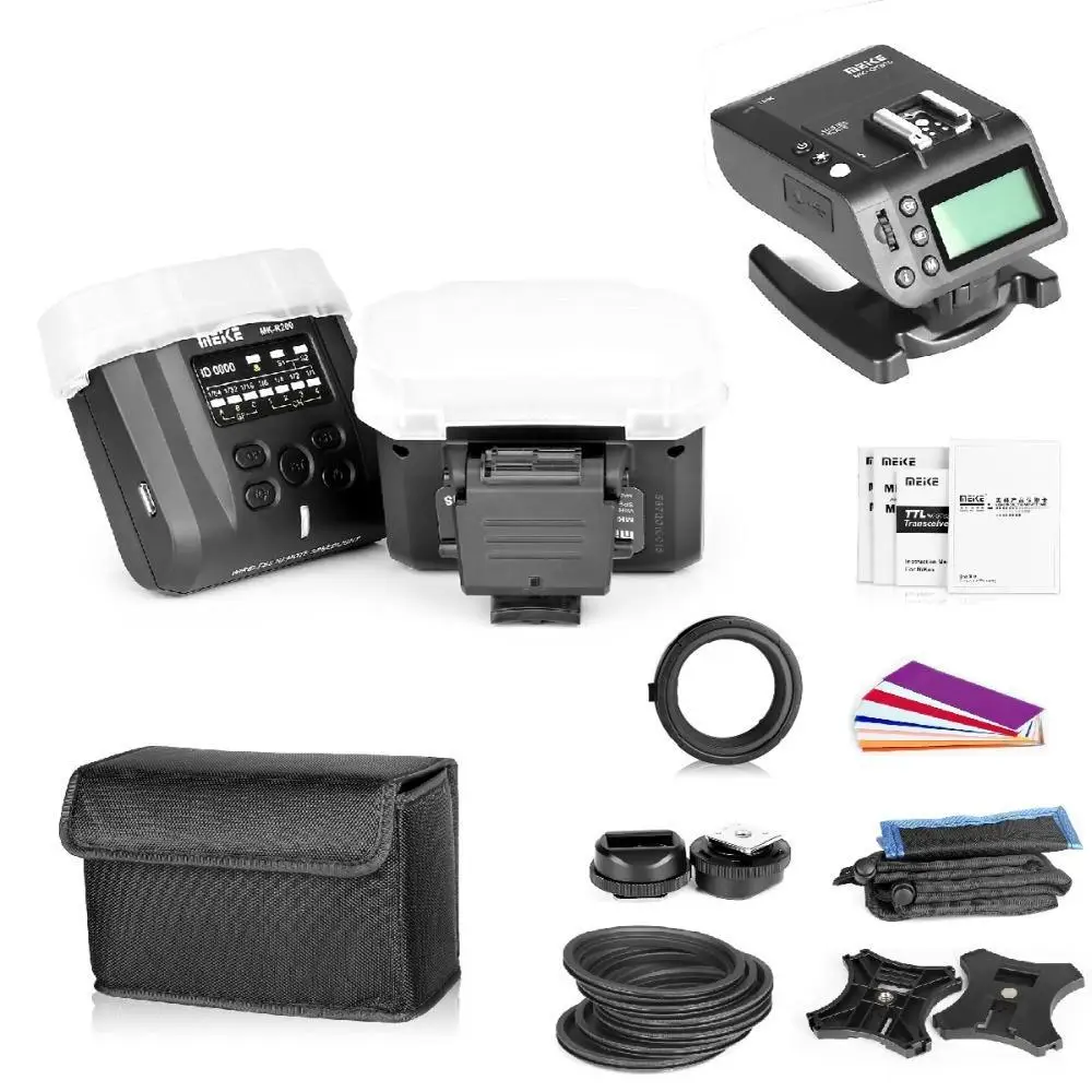 

Meike MK-MT24 Macro Twin Lite Speedlight Flash for Canon DSLR Camera 70D 60D 760D 750D 550D 1100D 1200D EOS M/M2/M3