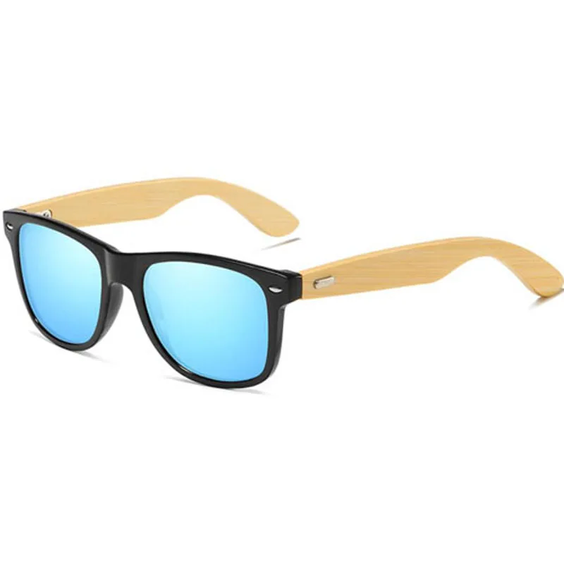 Солнцезащитные очки с бамбуковой оправой для мужчин и женщин классические