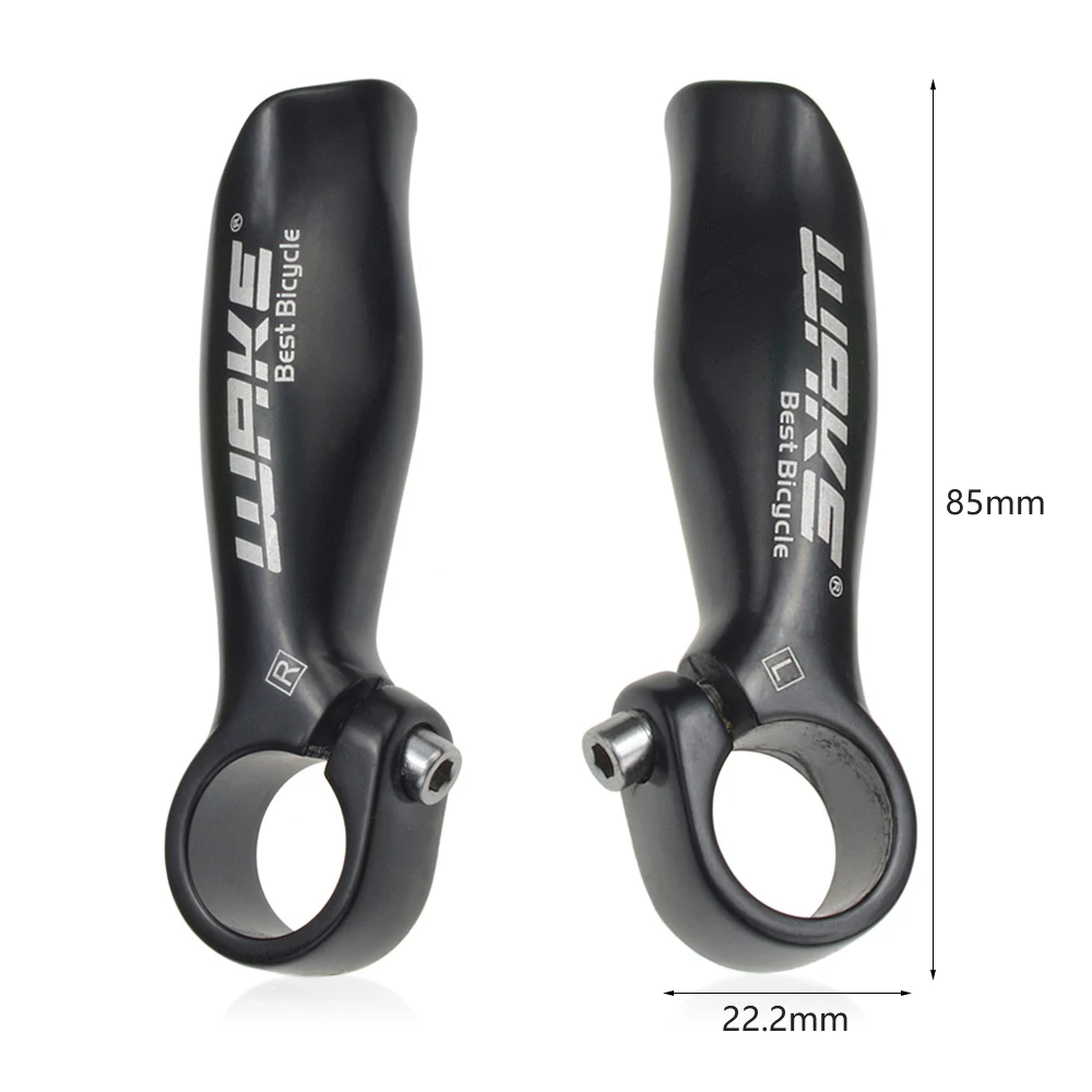 

WAKE 1 Pair Bicycle Bar End Aluminum Alloy Mountain Bike MTB Handlebar Barend Hand Grip Bicycle Cycling Accessories Parts