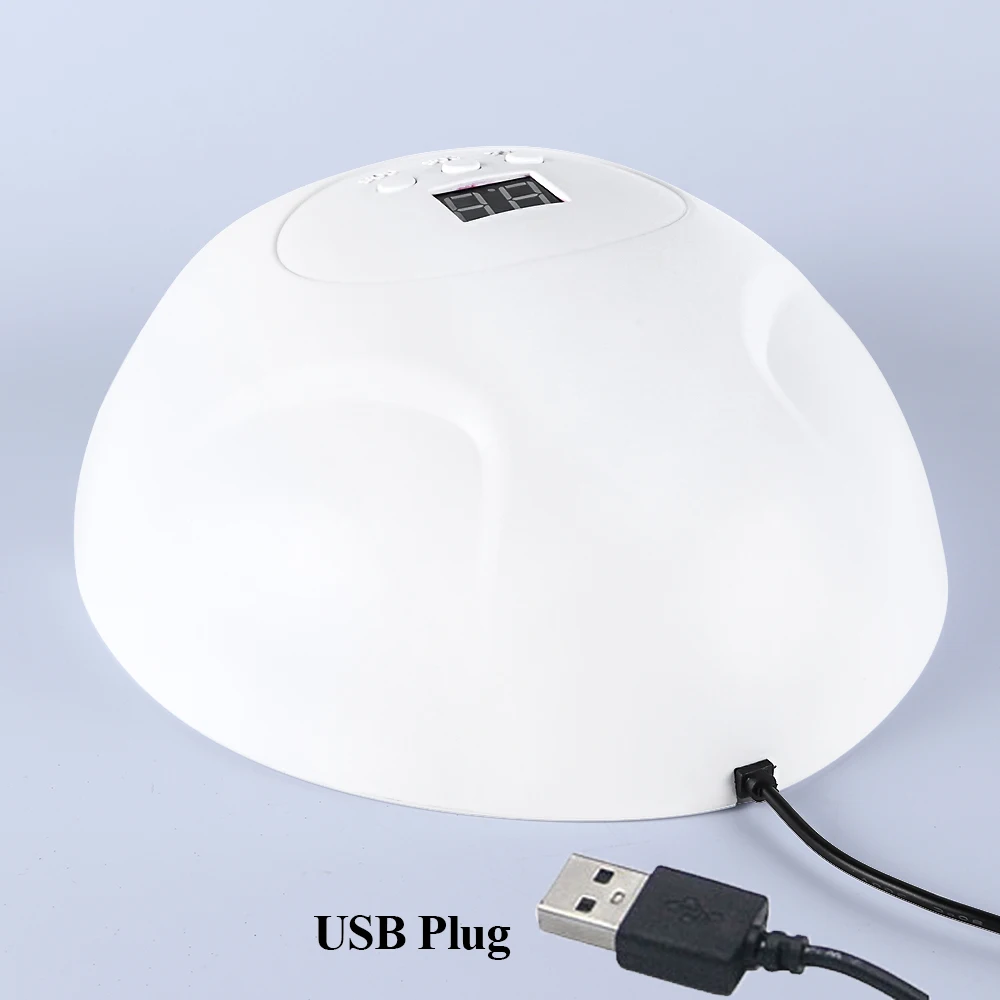 УФ-лампа светодиодный Сушилка для ногтей светильник от солнца отверждение всех гель-лаков сушка ЖК-дисплей USB умный синхронизация маникюра Инструменты для дизайна ногтей JISTAR6