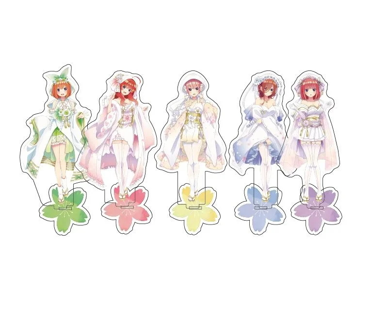 

Аниме quintessence Quintuplets Nakano Ichika Miku фотография табличка для настольного декора белая серия кимоно