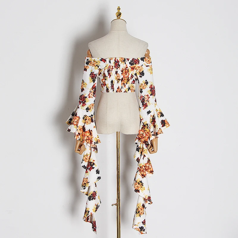 Женская блузка TWOTWINSTYLE летняя с коротким рукавом и принтом|Блузки| |