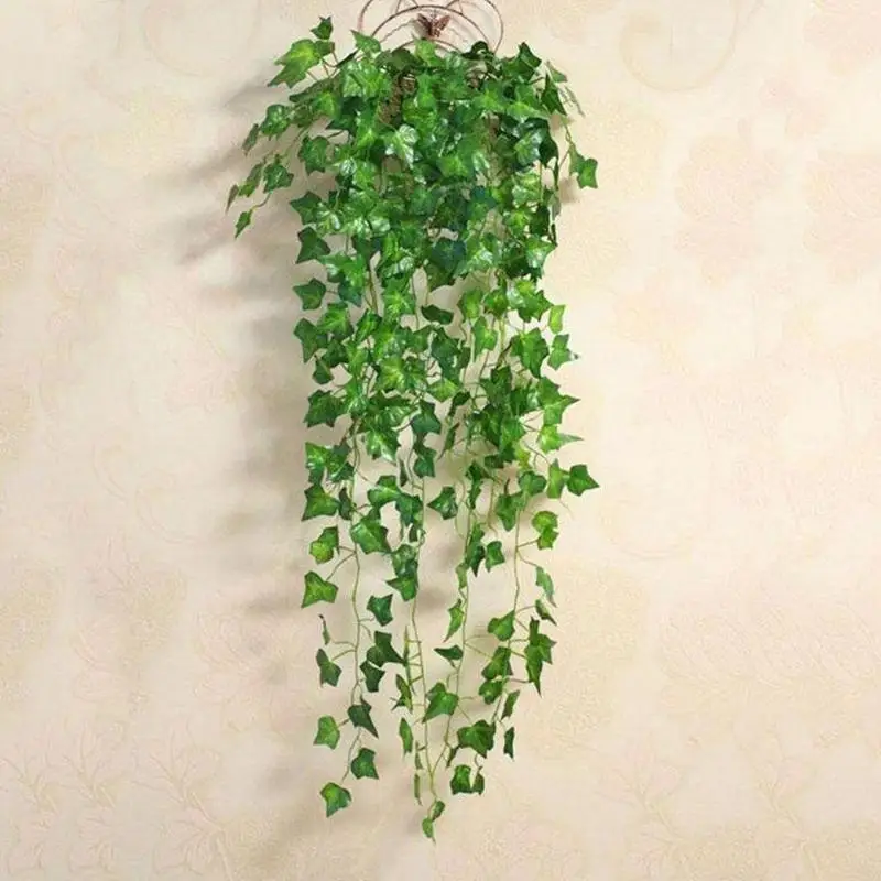 

2 Meters Artificial Leaf Green Leaves Artificial Boston Decor Rattan Flower Vine Artificial Ivy Vine Leaf Home Fake Evergre X8P6