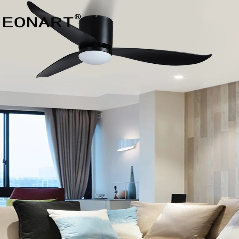 Потолочный вентилятор 52-дюймовый с дистанционным управлением и светодиодной