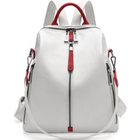 real leather backpack women fashion white designer backpacks women high quality mini backpack mochila feminina school bags