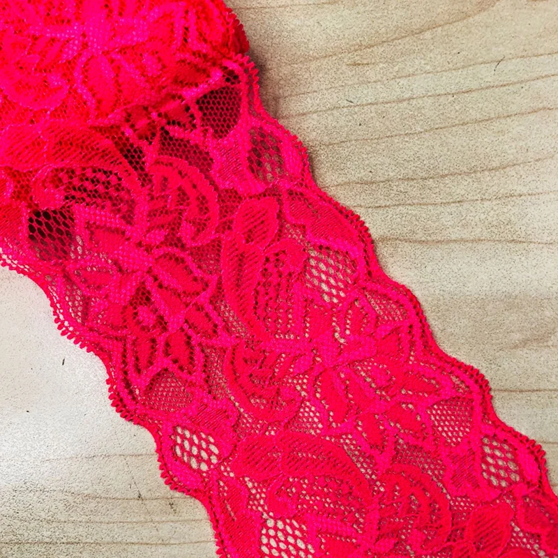 Эластичная кружевная ткань 5 ярдов 8 см|Кружево| |