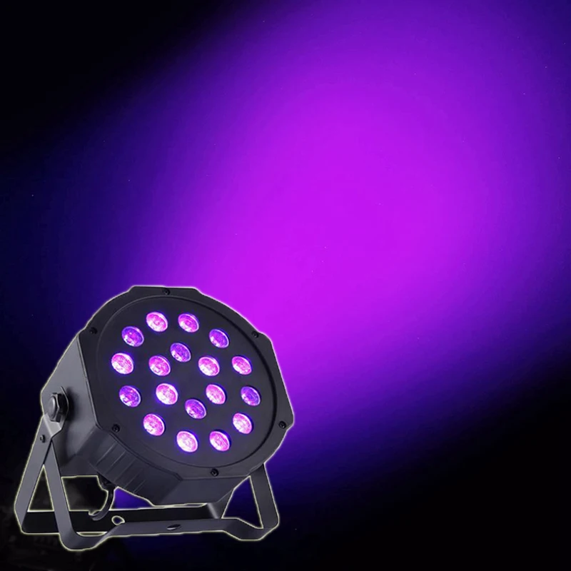 Домашнее освещение для дискотеки DMX512 управление звуком 18 LED UV 395 nm 18pcs Led Par