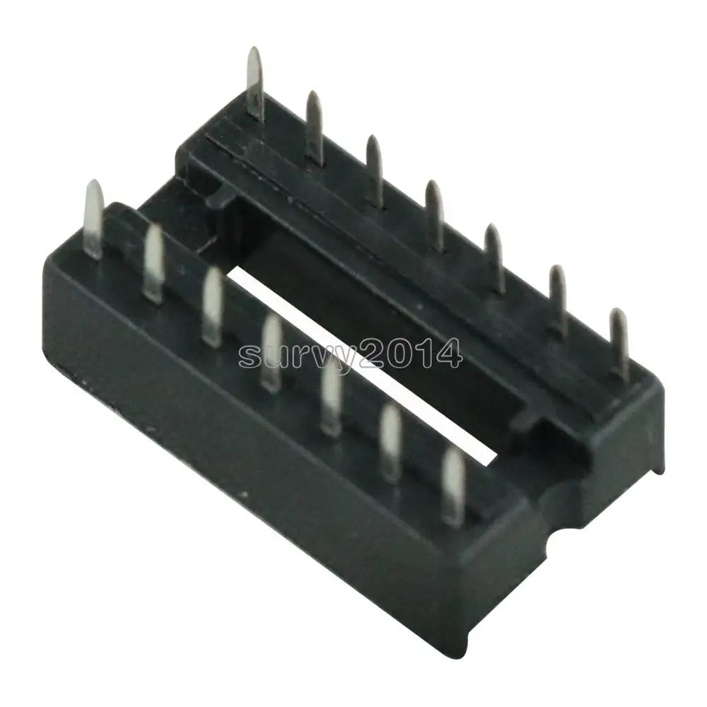 Новый 14 контактный адаптер DIP IC 10 шт. двойной контакт для протирания|Запасные