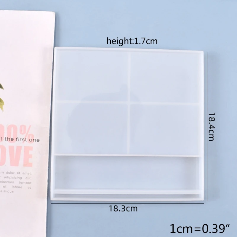 

Square Photo Frame Silicone Mould DIY Crafts Decorative Crystal Epoxy Resin Mold XXFB