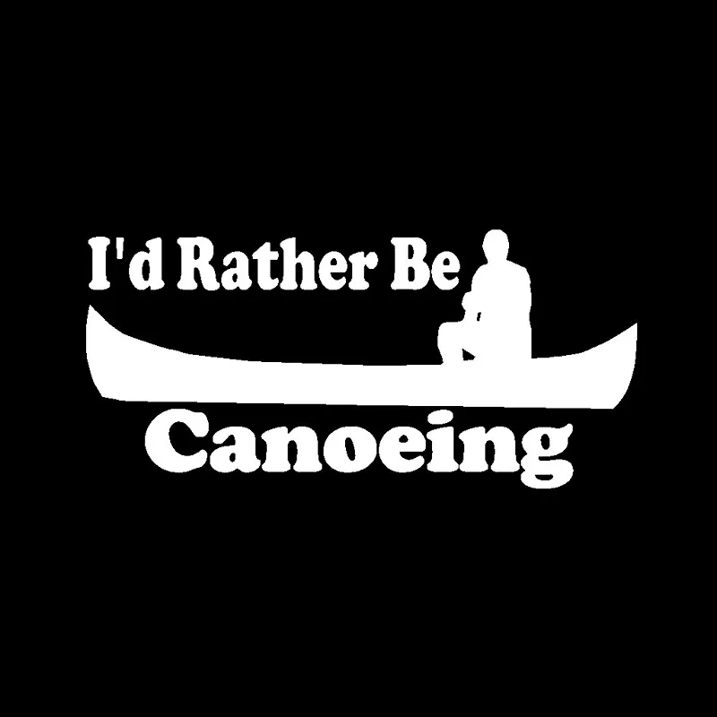 Интересно я бы предпочел быть на каноэ графическим декором для авто