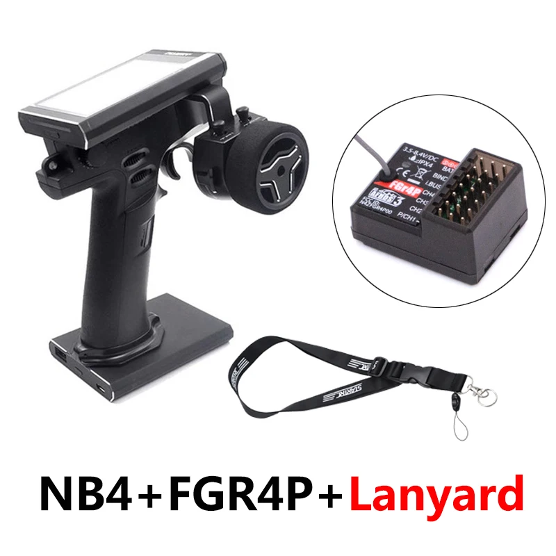 Flysky FS-NB4 2.4G 4CH Noble Radio Remote Control Transmitter with FGR4P Receiver HVGA 3.5&quot TFT Color Screen for RC Car Boat | Игрушки и