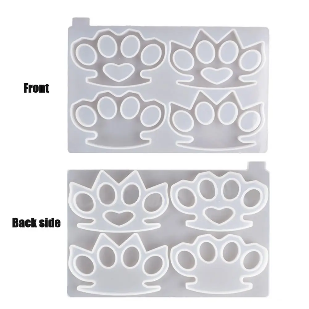 Jewelry Silicone Mold Reusable DIY Craft Epoxy Resin Earring Pendant Casting Brass Knuckles Mould | Дом и сад
