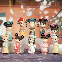 1pcs ancient chinese style blind box figure toys doll hand made creative student kids gift desktop decoration surprise toys