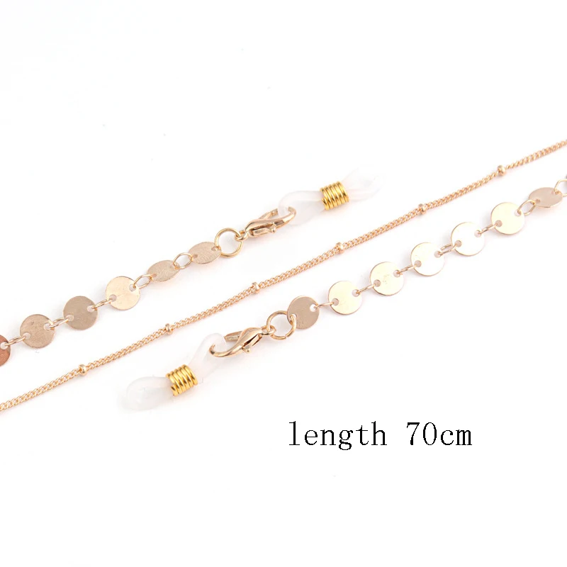 

1Pcs Gold Color Sunglasses Masking Chains For Women Delicate Pearl Eyeglasses Chains 2021 New Fashion Jewelry Wholesale Lanyards
