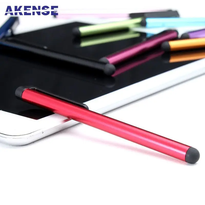 100 шт./лот рекламный подарок для емкостного сенсорного экрана стилус с зажимом IPad