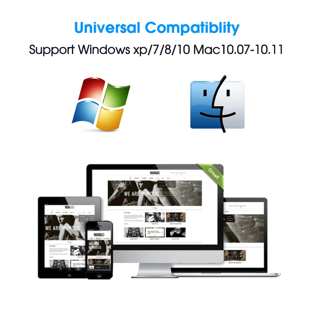 EDUP Ralink RT3070L беспроводной usb wifi адаптер с высоким коэффициентом усиления 2 * 5dBi