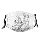 Маска мотоциклетная непромокаемая для защиты лица от смога и пыли