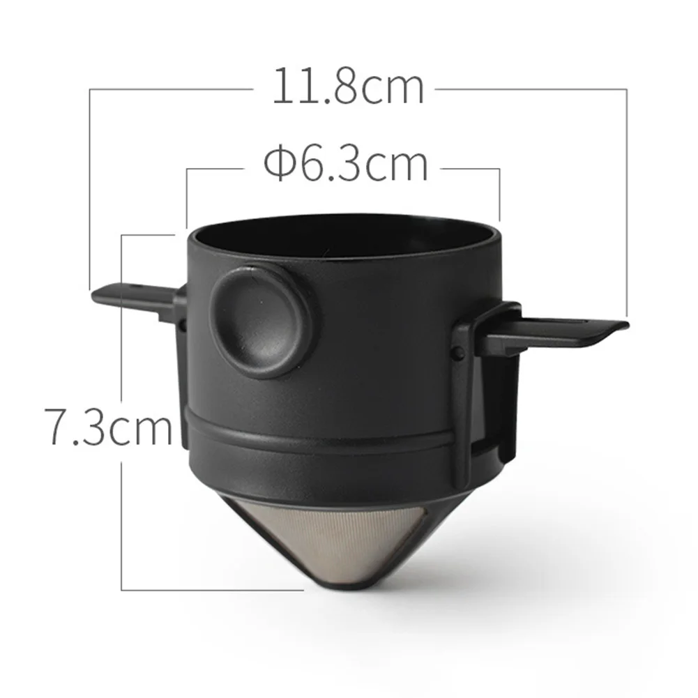 

Foldable Stainless Steel Coffee Tea Drip Maker Filter Funnel Pot Infuse Cup Coffeeware