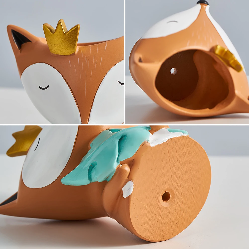 

Resin Animal Flower Pot Plant Decoration Bonsai Pots Desktop Home Balcony Decoration