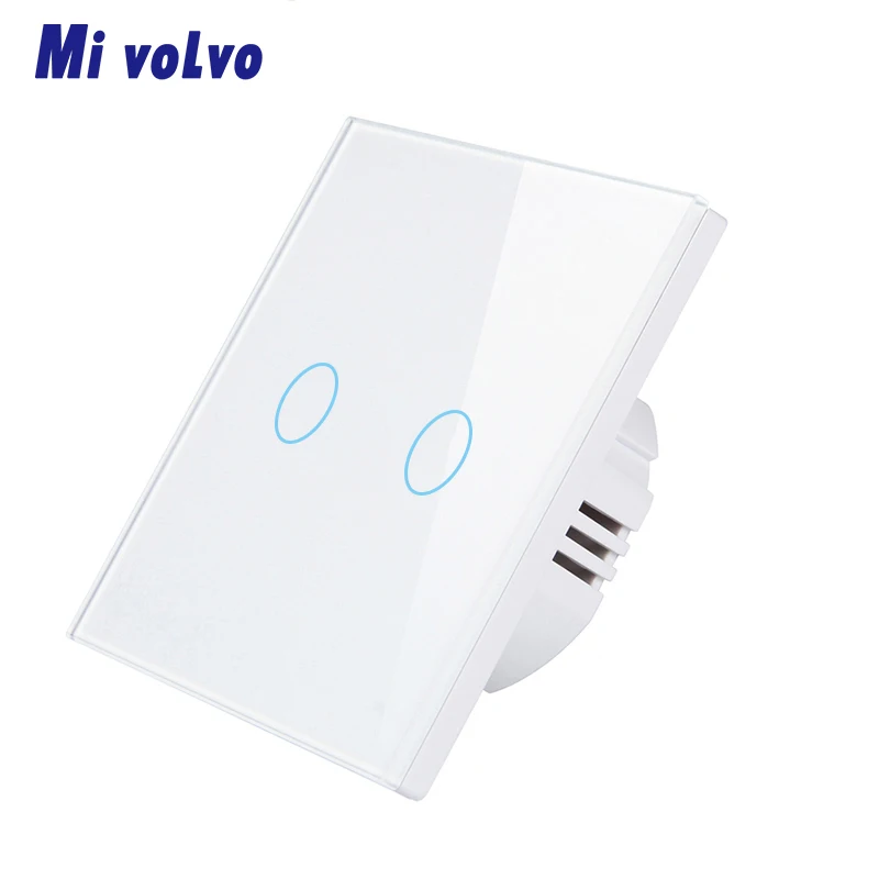Сенсорный выключатель Mivolvo панель из хрустального закаленного стекла стандарт