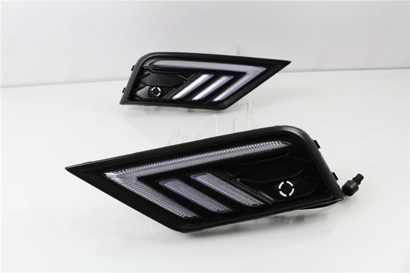 Автомобильный мигающий светодиодный фонарь дневного света 2 шт. для VolkswagenVW Tiguan 2017