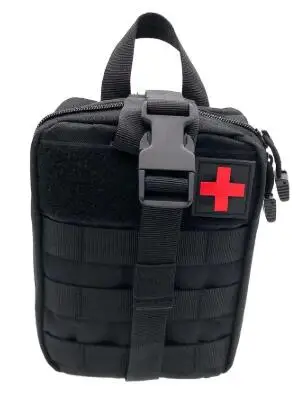 black Открытый Многофункциональный поясной пакет Molle наборы для выживания скалолазание кемпинг талии аптечка Molle сумка тактическая медицинская сумка - Цвет: black