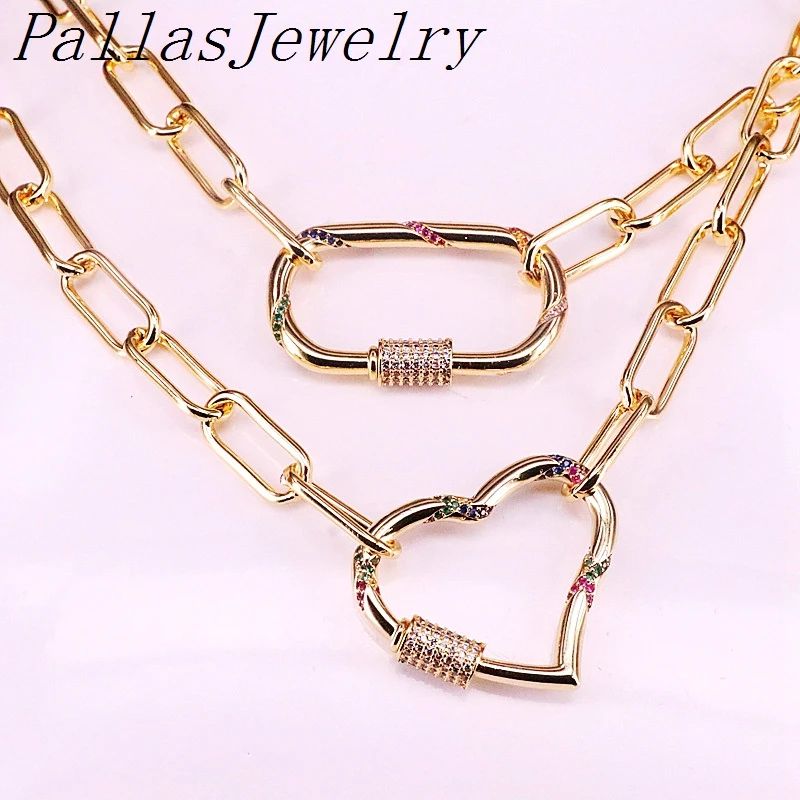 3 шт. застежка с микрозакрепкой из фианита|Ожерелья подвеской| |