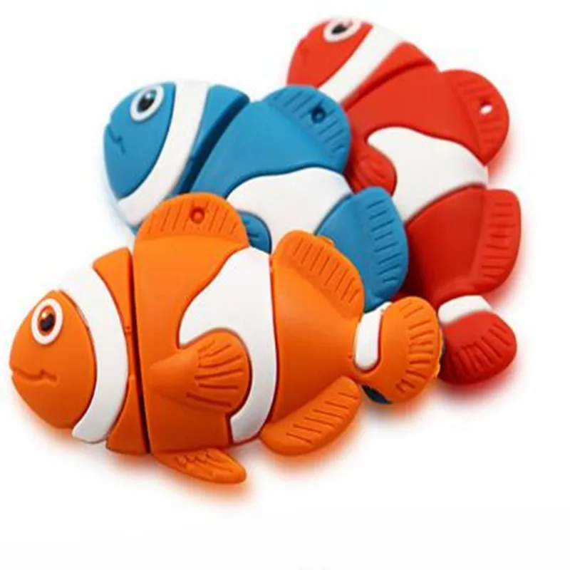 

Children's Gift USB 2.0 Cartoon Animal fish Memory flash stick pen drive