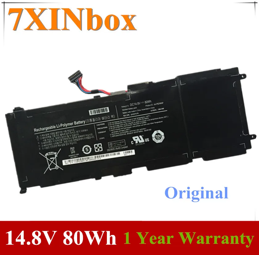7XINbox 14 8 V 80wh Оригинальный аккумулятор для ноутбука Samsung AA PBZN8NP 700z 1588 3366 NP 700
