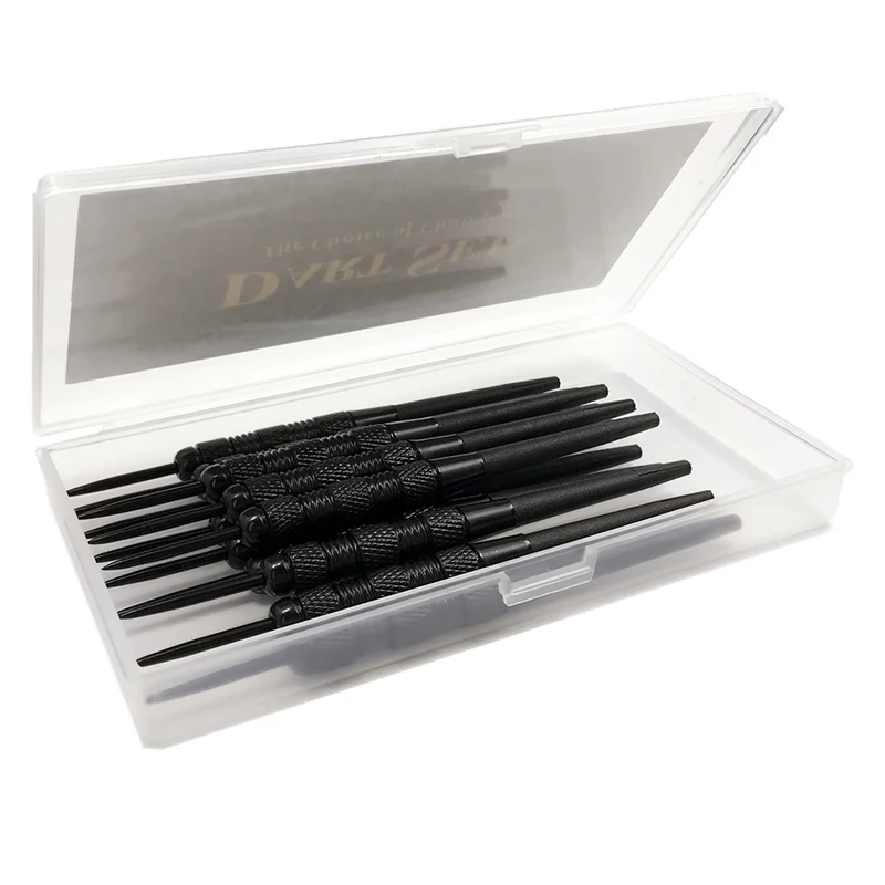 

12Pcs 20g Professional Dart Steel Tip Black Iron Barrel Nylon Shaft PET Flight Training Dart