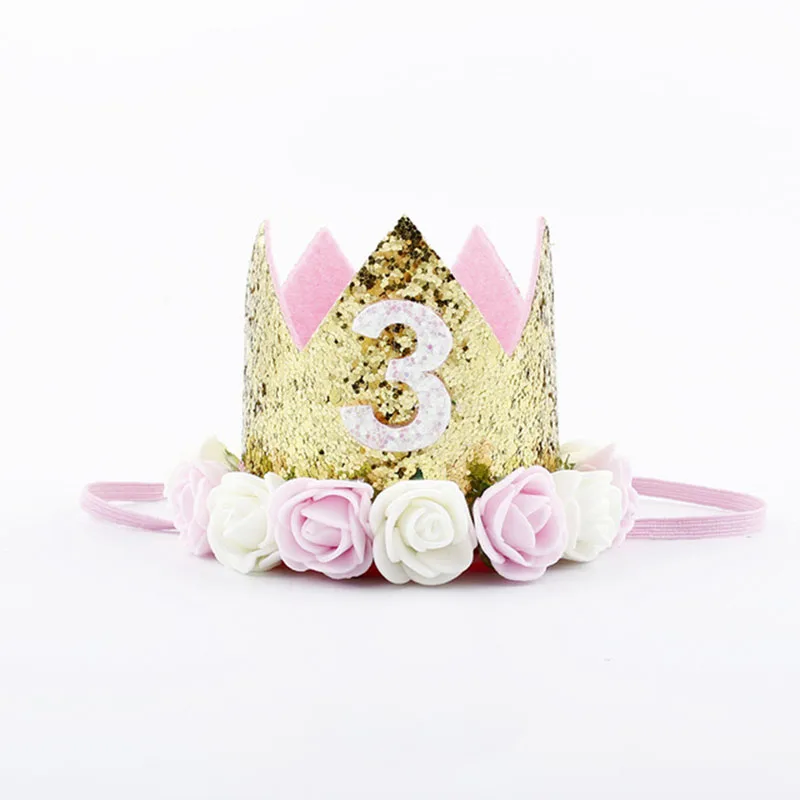 1 шт. детская Серебристая корона на й день рождения|Товары для праздника| |