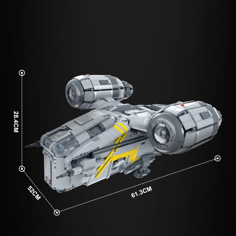 

MOC-75292 Star Ship The Giant Razor Crown Model Building Blocks Bricks Creative Planet Scramble Game Toys for Kids Gifts