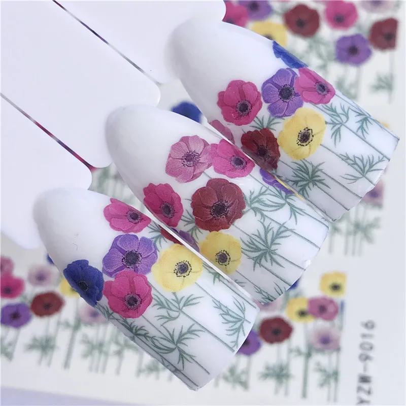 

1 Sheet Nail Art Stickers Russian style Apple/ Star / Cartoon / Fruit/Cat Adhesive Colorful Tip DIY Label Manicure