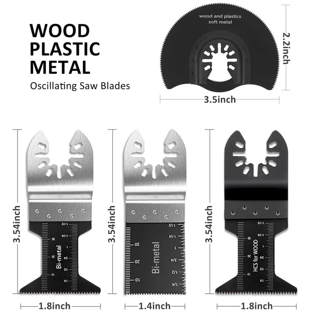 

40pcs/set Saw Blades Rigid Quick Install Craftsman Sanding Cutting Renovator Plastic Oscillating Accessory Power Metal Wood