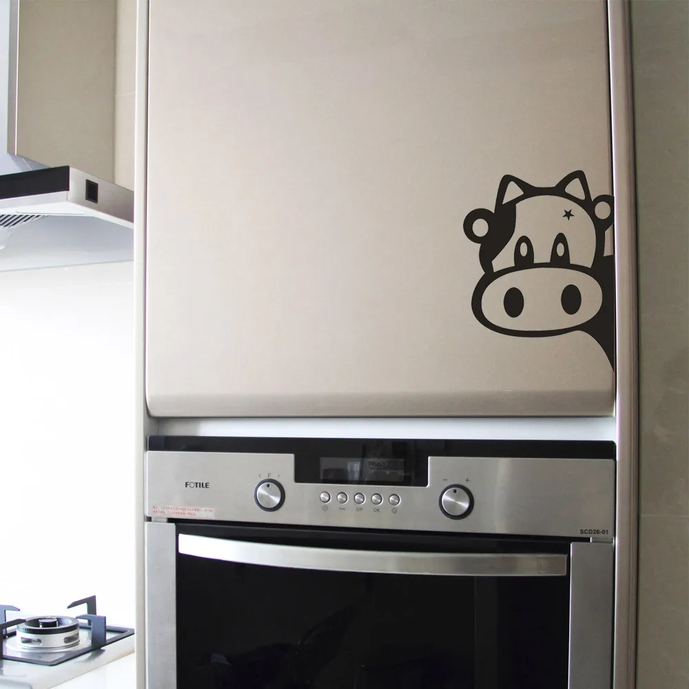 1 шт набор кухонных корова Съемный стикер искусства украшения гостиной настенные