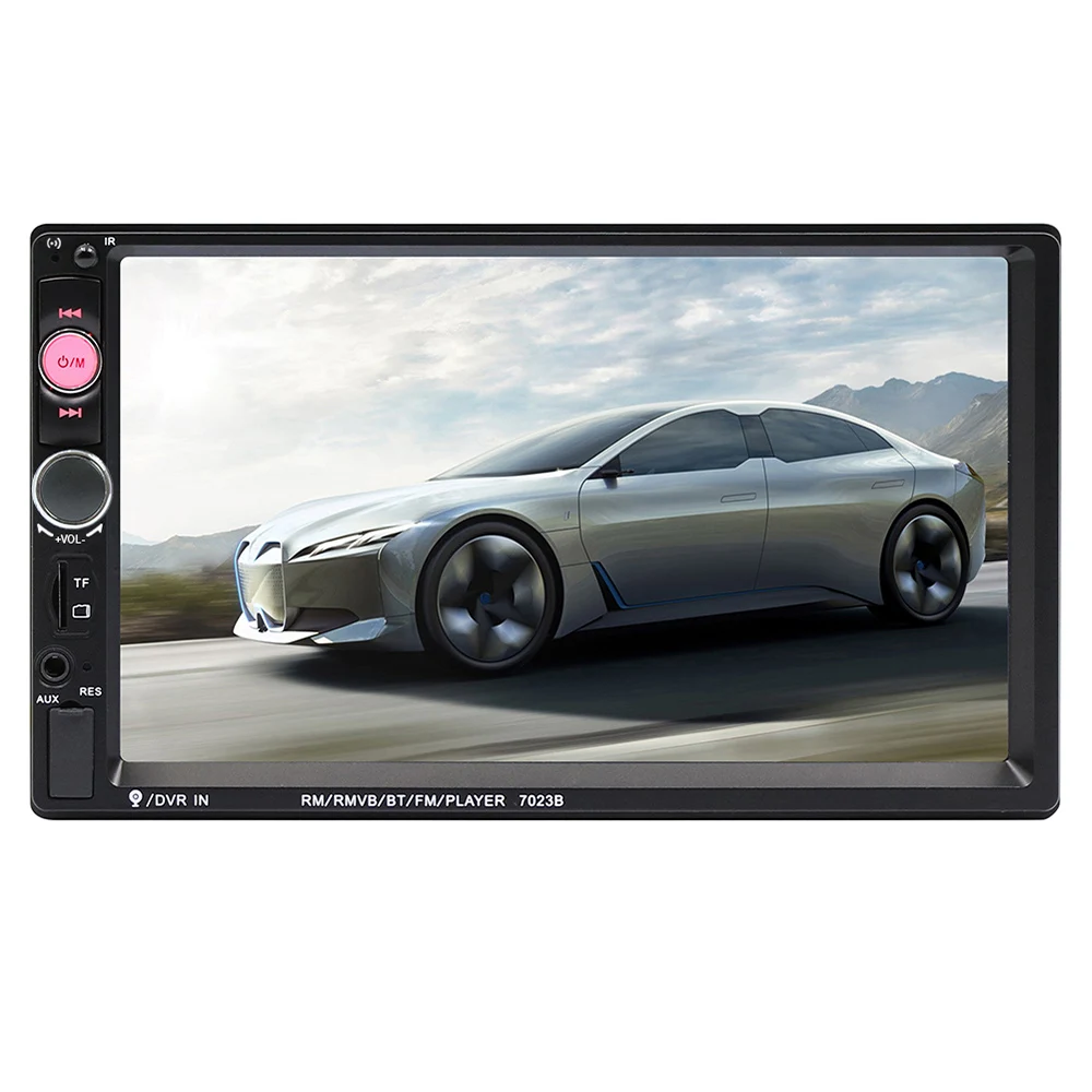 

Car Radio Stereo 7 inch HD Touch Screen Multimedia Player Autoaudio FM Receiver Mirror Monitor With Camera Steering Wheel Remote