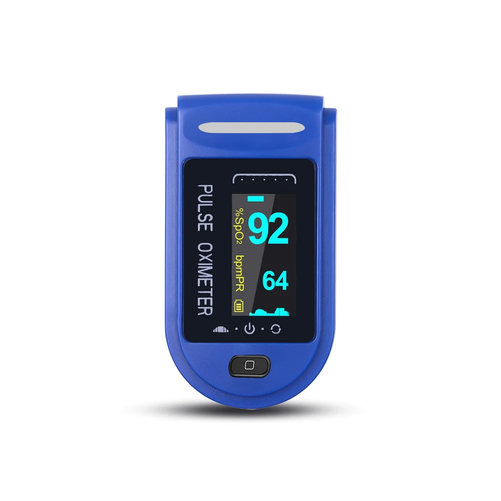 Цифровой Пульсоксиметр на кончик пальца медицинский бытовой прибор для