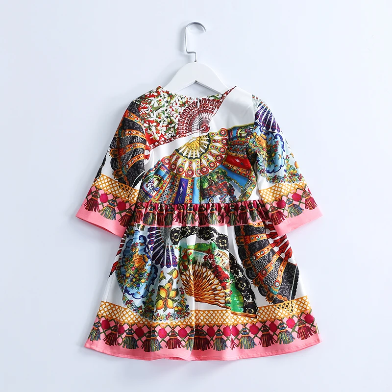 Детские осенние платья 2020 новый европейский и американский стиль детская одежда