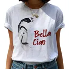 Футболка женская Харадзюку, бумажный дом, бумажный дом