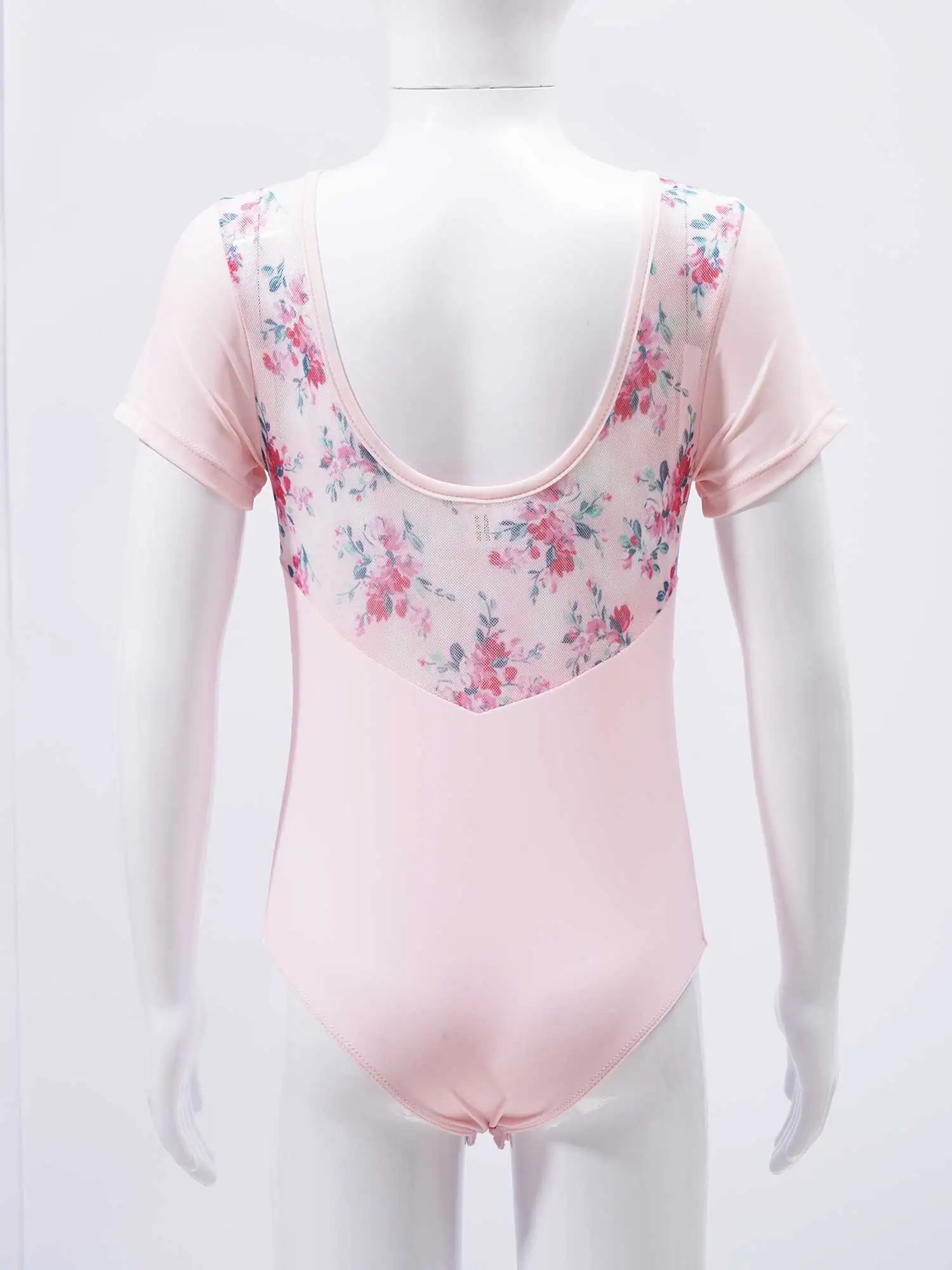 Детские костюмы для танцев балерины TiaoBug девочек выступлений трико с короткими