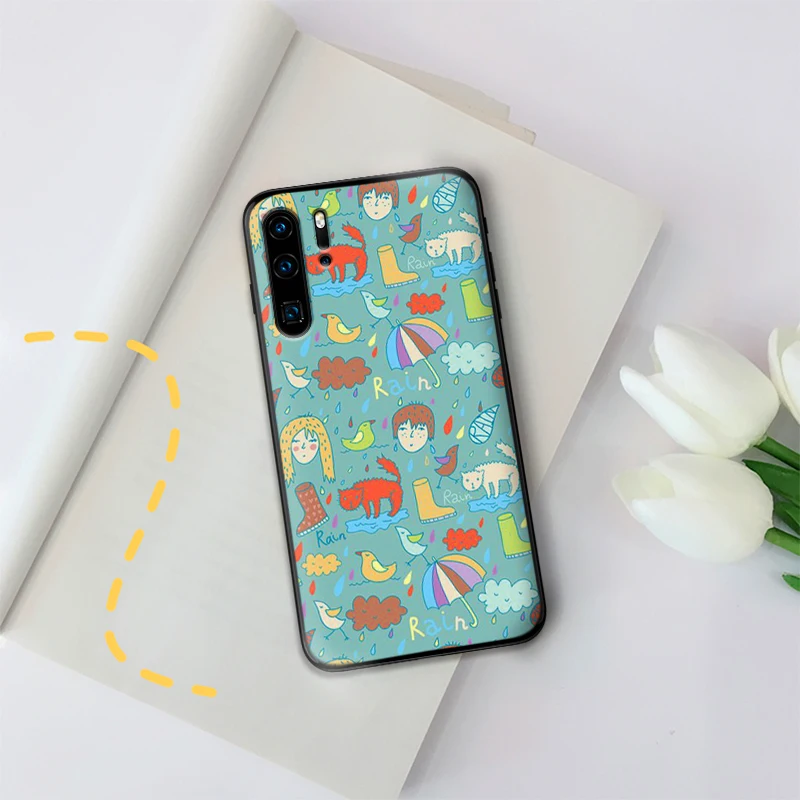 Для huawei Y6 Y7 2018 Y9 Prime 2019 Коврики 10 20 Pro Nova2 3 4 Lite Nova 2i 3i 5i крышка сумки Картина чехол для