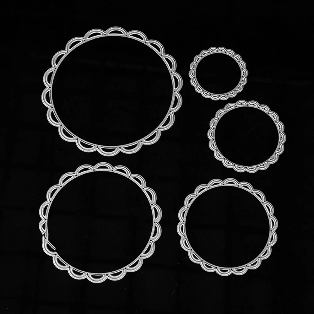 5 шт. кисти разных размеров Металл углерода Сталь круглой формы в форме цветка