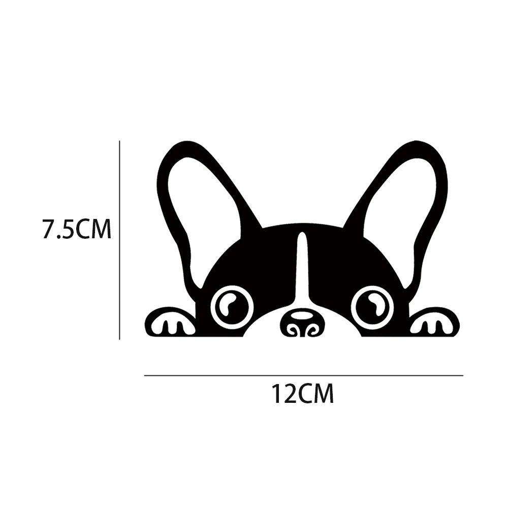 Наклейка на окно автомобиля Переводные картинки в виде бульдога для Mini Cooper One S JCW