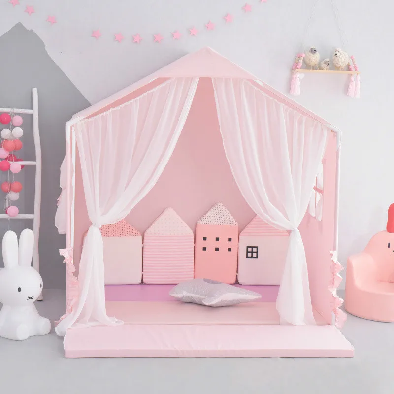Children's Tent Room Game Girl's Sleeping Room Toy House Princess Kids Beds  Under 12 Years Old Children Furniture