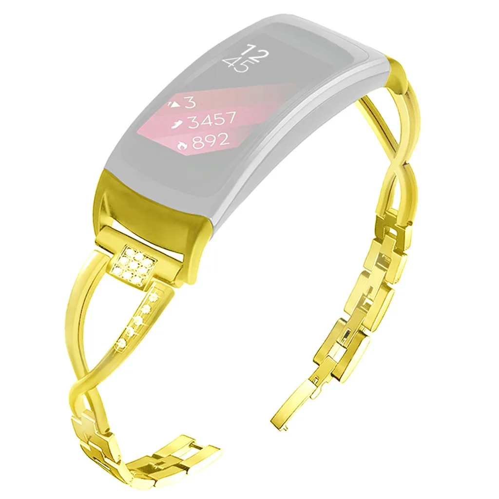 Умные часы ремешок Ремешок Крест Сверло бралет умный ремень для samsung gear Fit 2/Fit 2Pro ремешки для часов