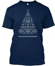 

On trend Chartered Accountant Knitted Christmas Tree Standard Unisex T-shirt