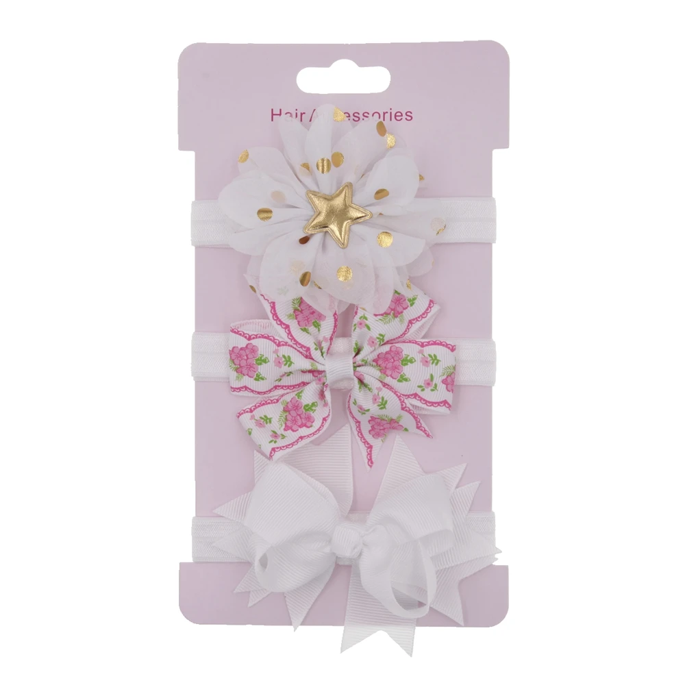 2019 модная Корейская повязка на голову с цветами для маленьких девочек эластичная