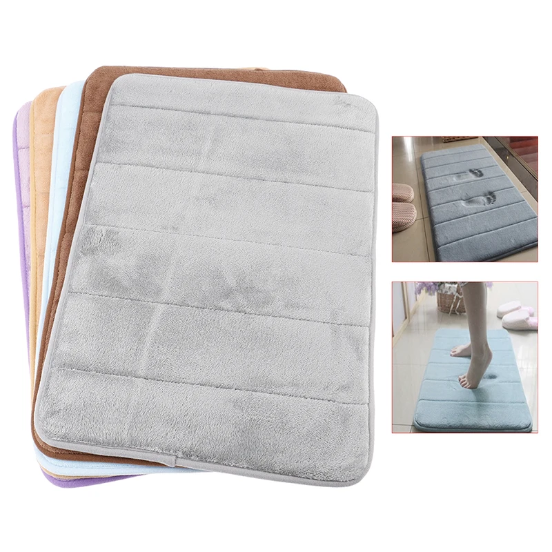 

Memory Sponge Bathroom Non Slip Mat Bathroom Kitchen Floor Mat Soft And Comfotab